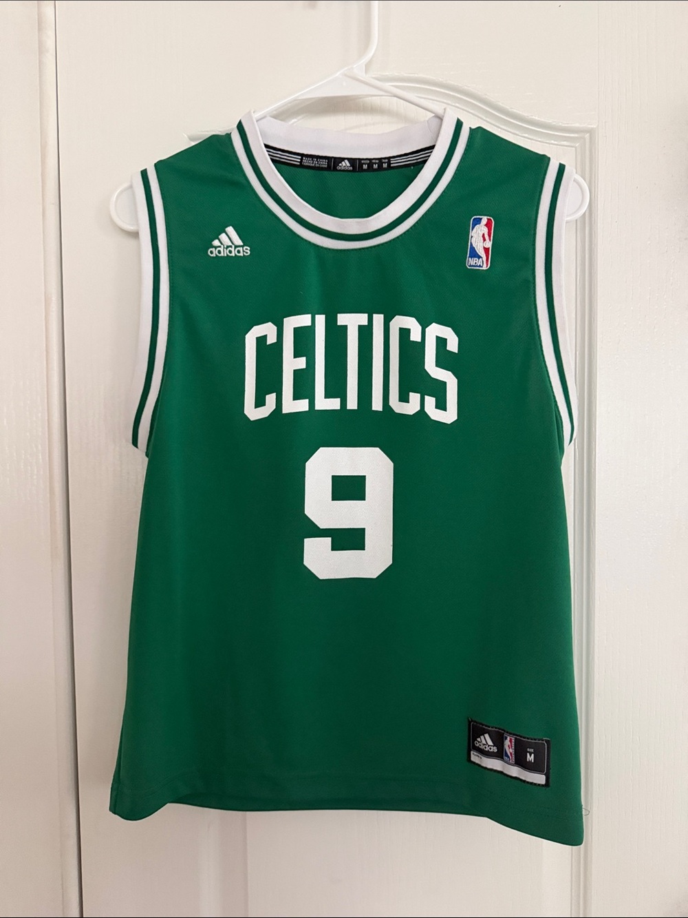 Adidas Green Celtics #9 Rajon Rondo Basketball Jersey
